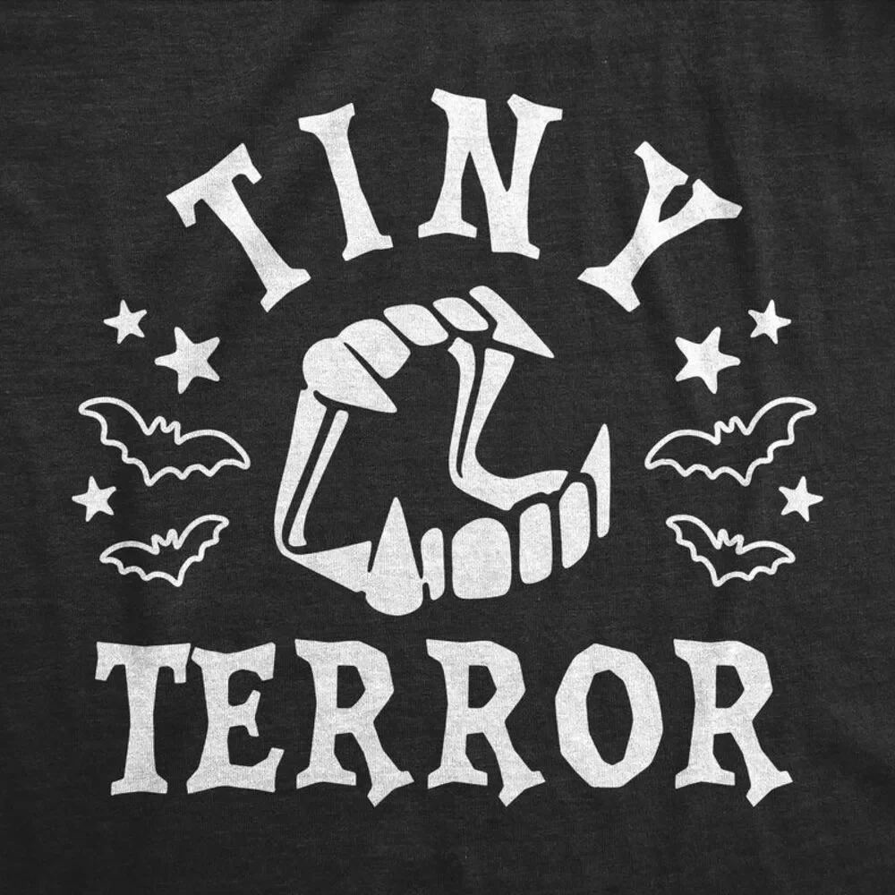 Tiny Terror Baby Bodysuit Funny Halloween Jumper For Infants